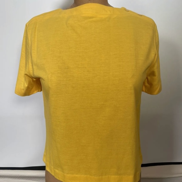 1970s Deadstock Women’s Yellow Shirt - Picture 2 of 4